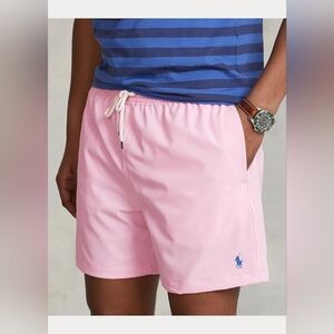 Polo Ralph Lauren Men's Pink Swim Trunks Small S